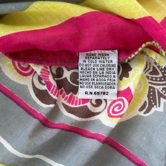 🌴 Tunic Coverup with Beaded Tassels, Size Small - Picture 9 of 9